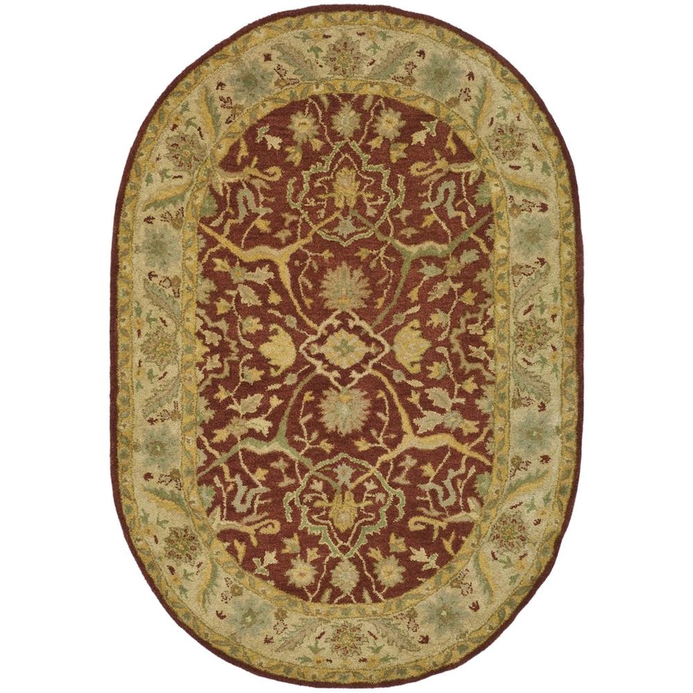 ANTIQUITY, RUST, 4'-6" X 6'-6" Oval, Area Rug, AT14C-5OV