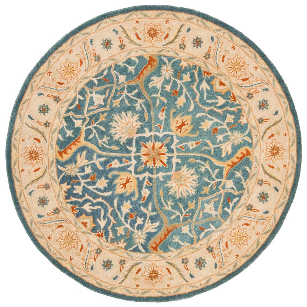 ANTIQUITY, BLUE, 6' X 6' Round, Area Rug, AT14E-6R