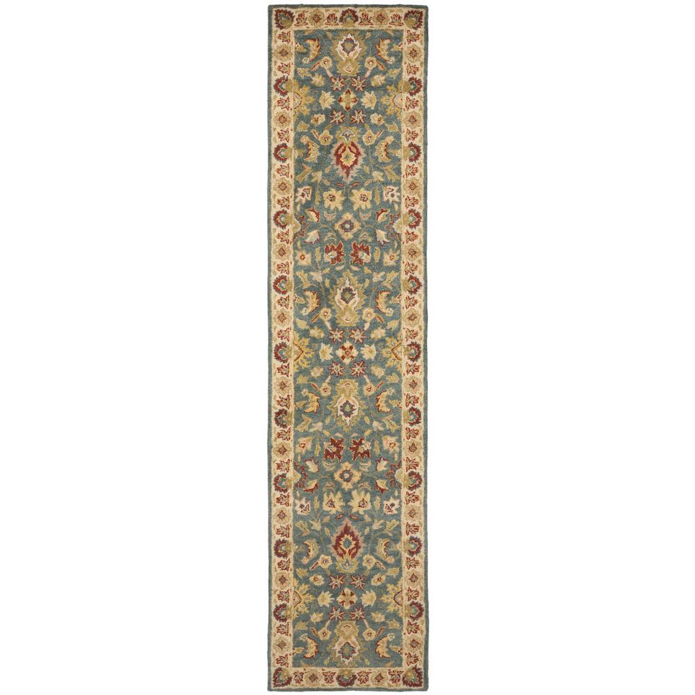 ANTIQUITY, BLUE / BEIGE, 2'-3" X 10', Area Rug, AT15A-210