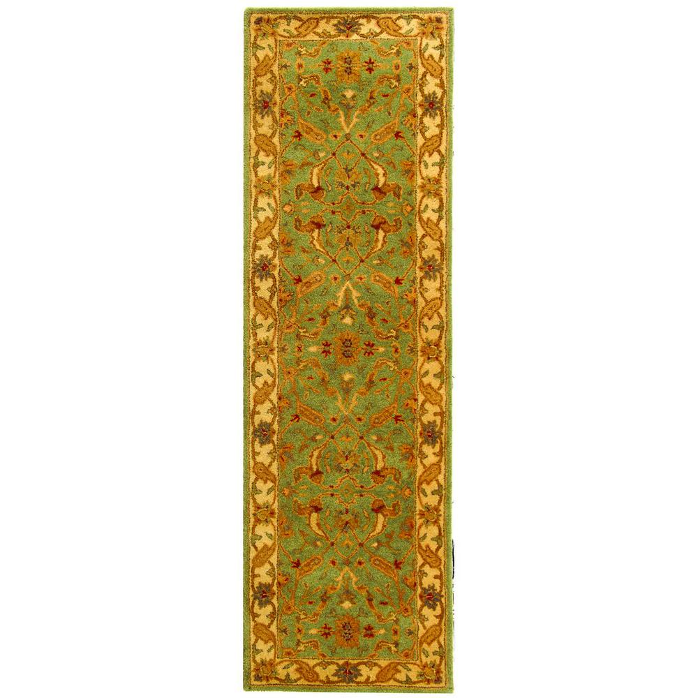 ANTIQUITY, TEAL / BEIGE, 2'-3" X 8', Area Rug