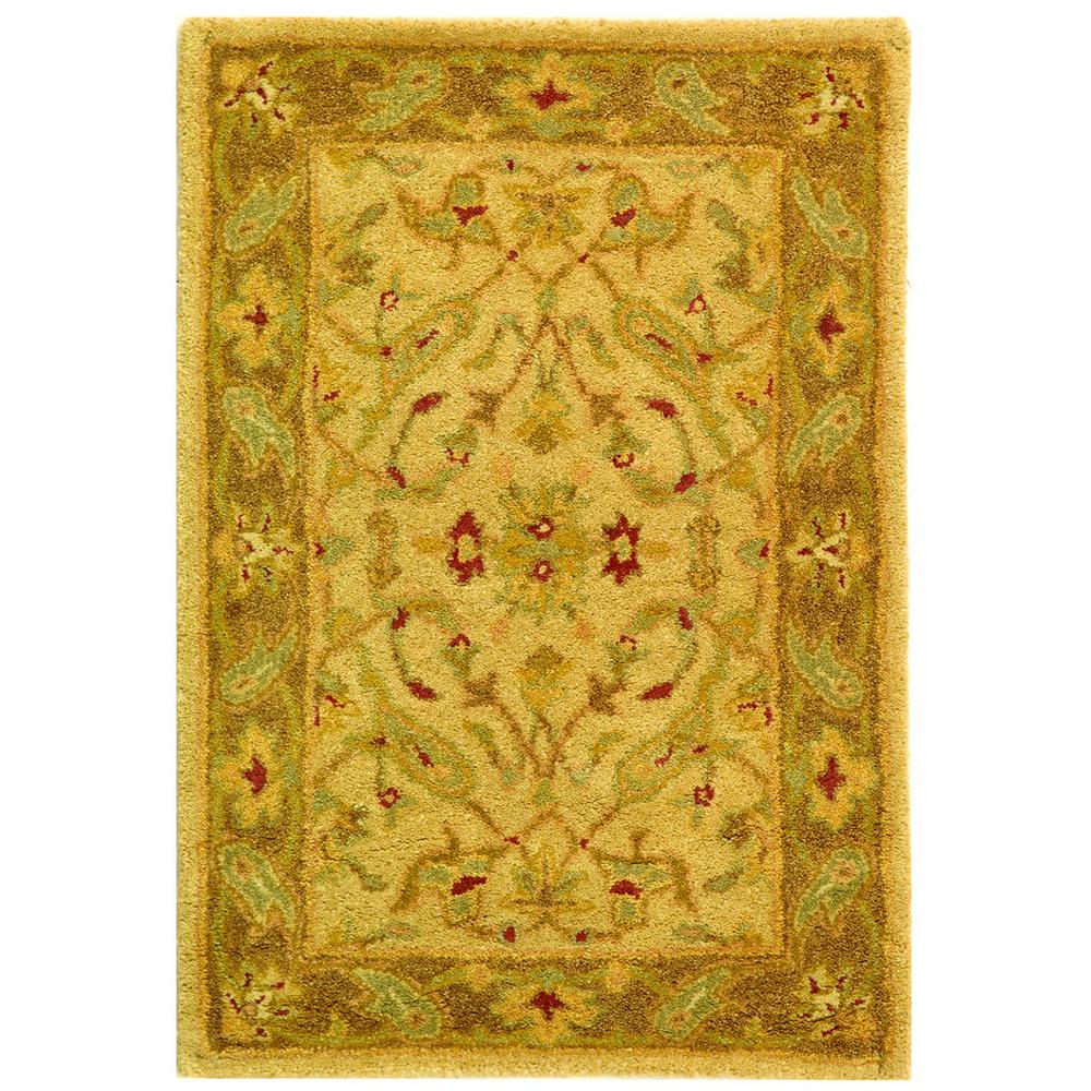 ANTIQUITY, IVORY / BROWN, 2' X 3', Area Rug