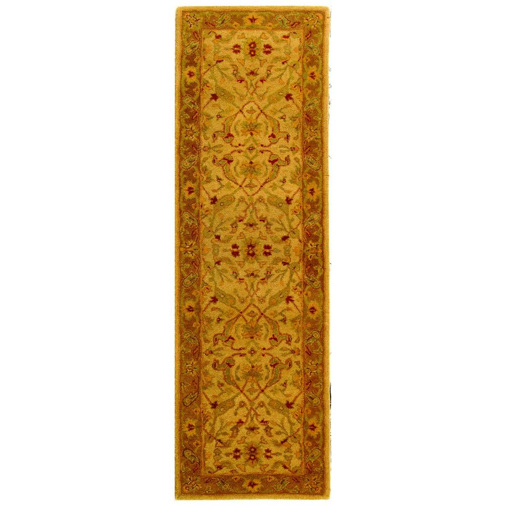 ANTIQUITY, IVORY / BROWN, 2'-3" X 8', Area Rug