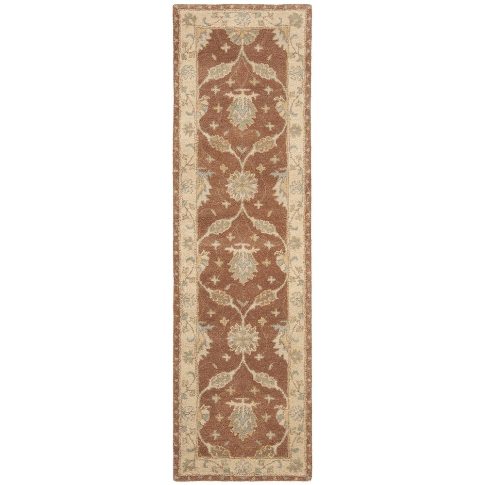 ANTIQUITY, BROWN / TAUPE, 2'-3" X 10', Area Rug