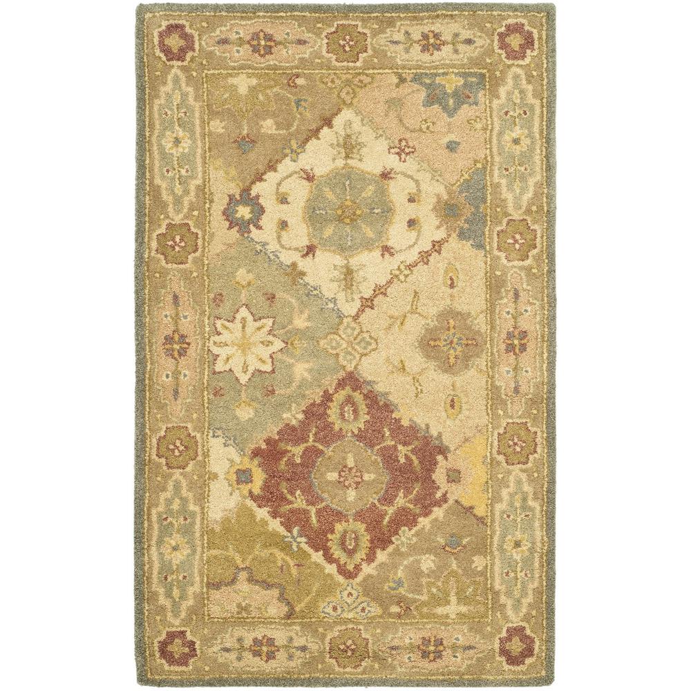 ANTIQUITY, MULTI / BEIGE, 3' X 5', Area Rug