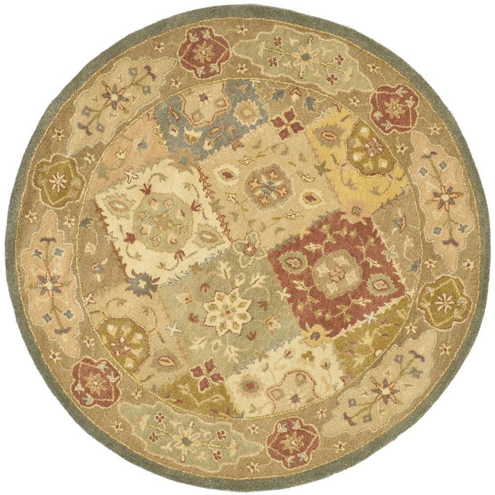 ANTIQUITY, MULTI / BEIGE, 6' X 6' Round, Area Rug