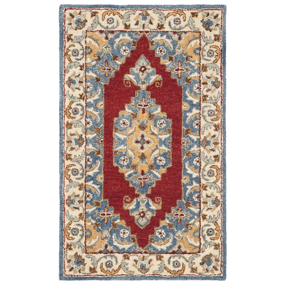 ANTIQUITY, BLUE / RED, 2' X 3', Area Rug, AT505M-2