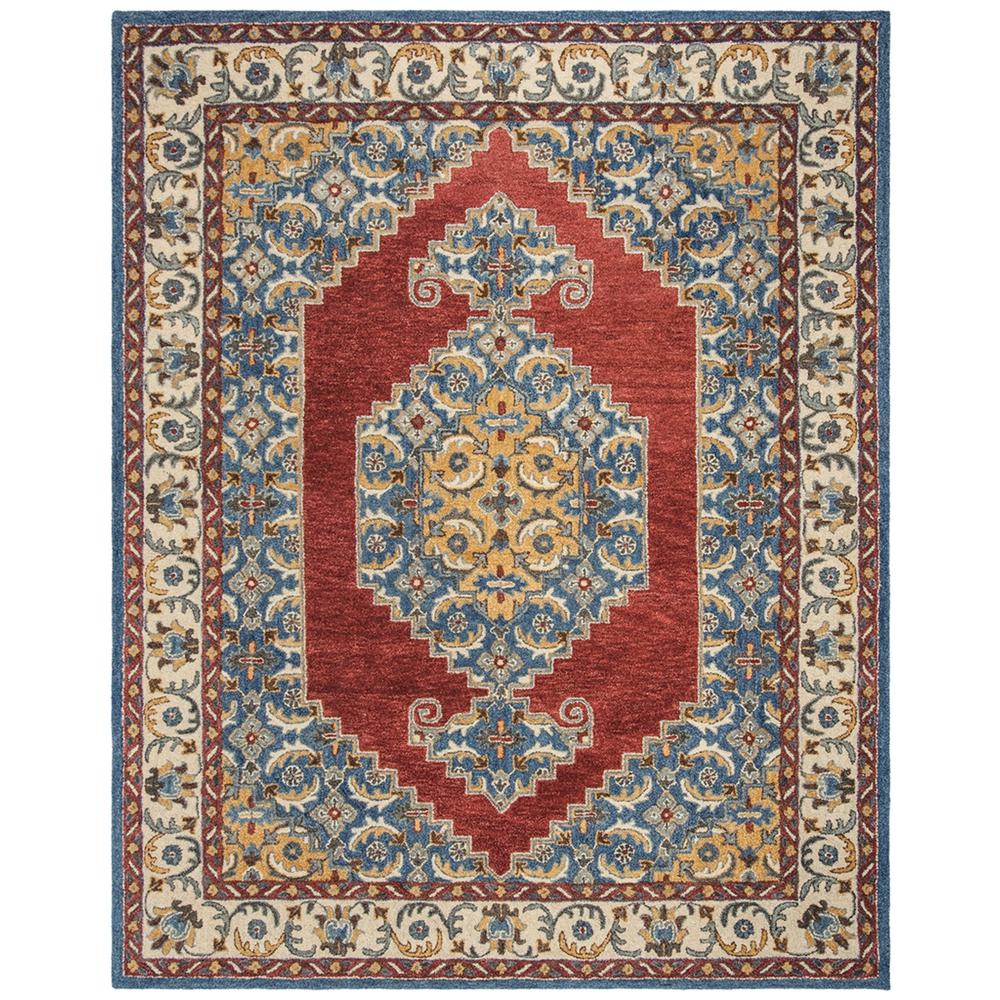 ANTIQUITY, BLUE / RED, 8' X 10', Area Rug, AT505M-8