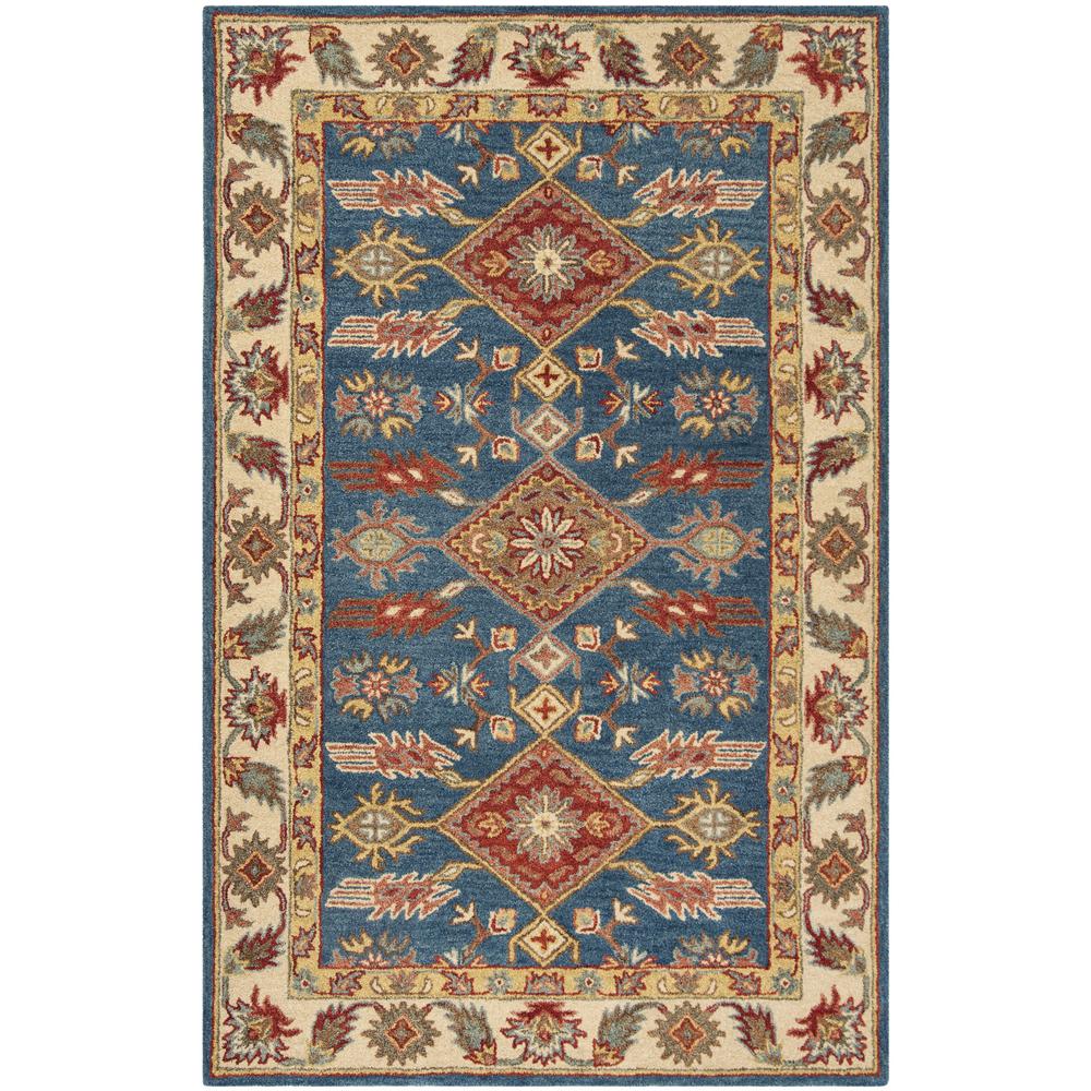 ANTIQUITY, BLUE / RED, 5' X 8', Area Rug, AT506M-5