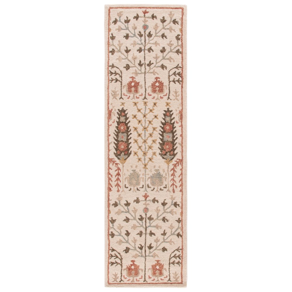 Antiquity 512 - Ivory / Rust - 2'-3" x 8'-0"