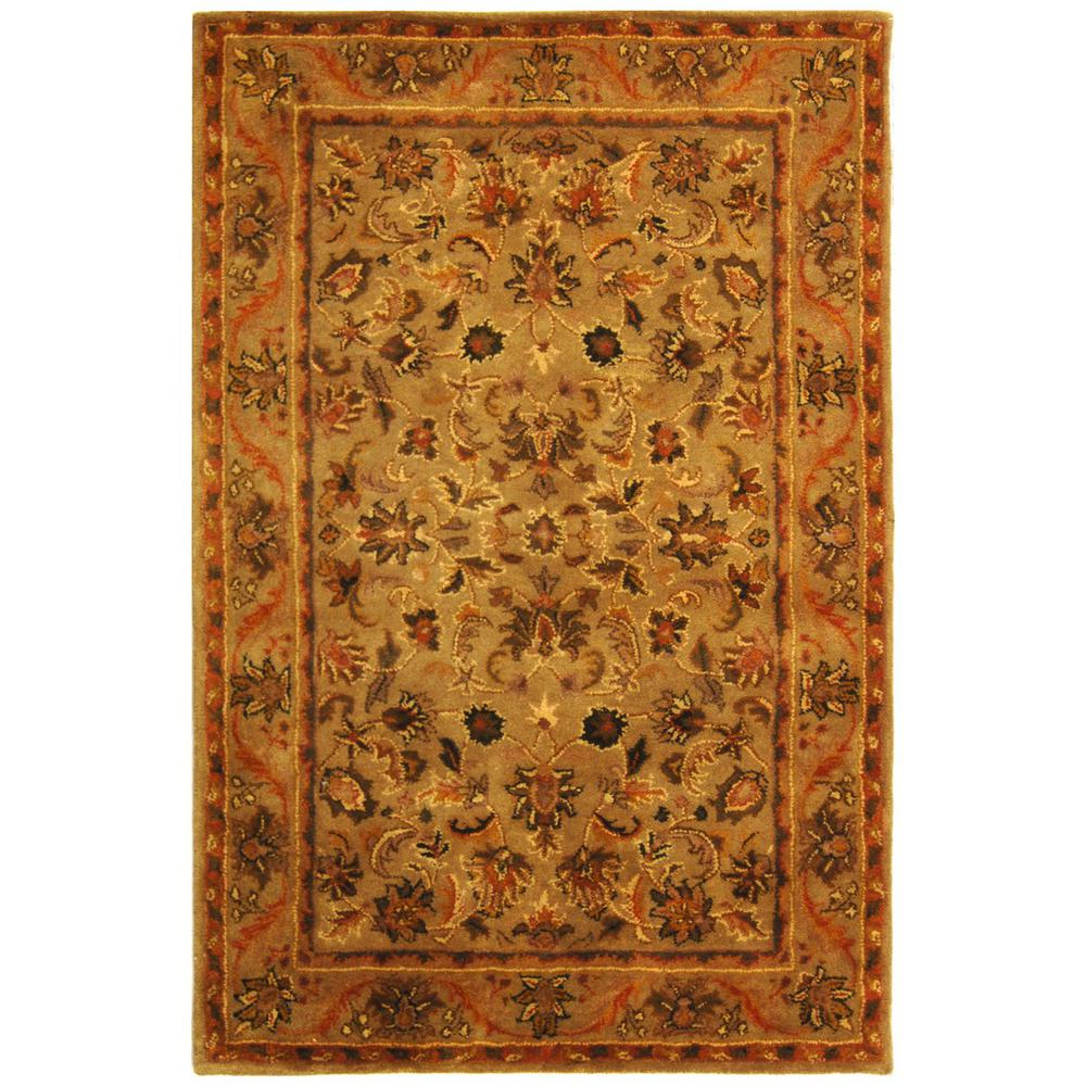 ANTIQUITY, OLIVE / GOLD, 4' X 6', Area Rug, AT52A-4