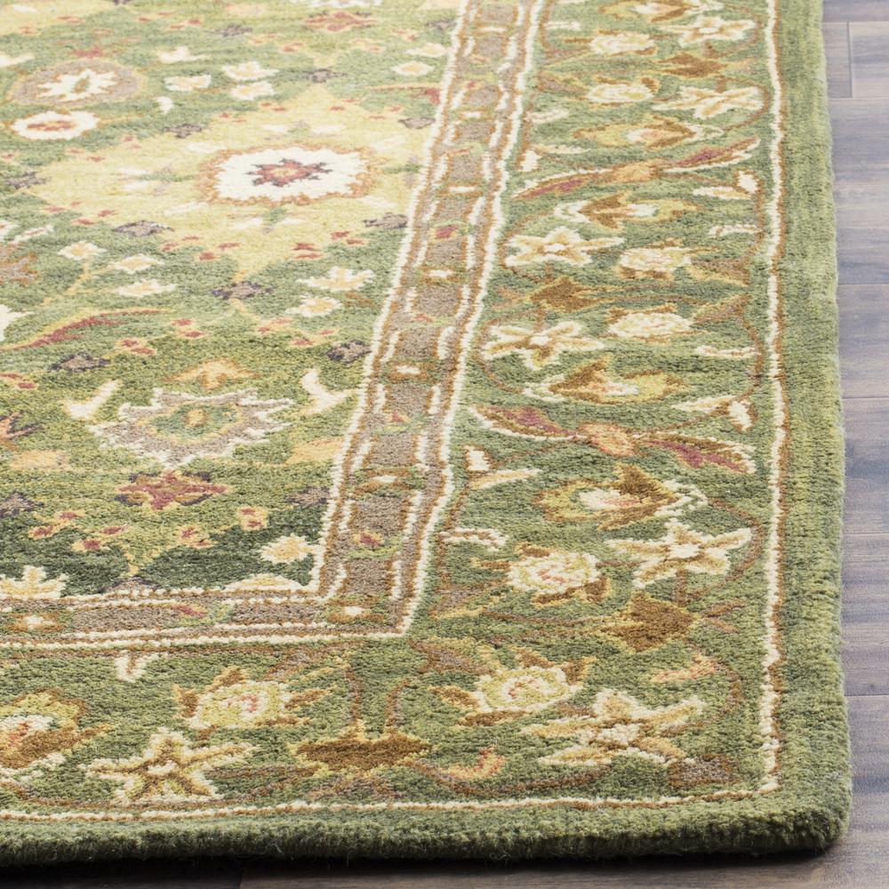 ANTIQUITY, OLIVE, 5' X 8', Area Rug