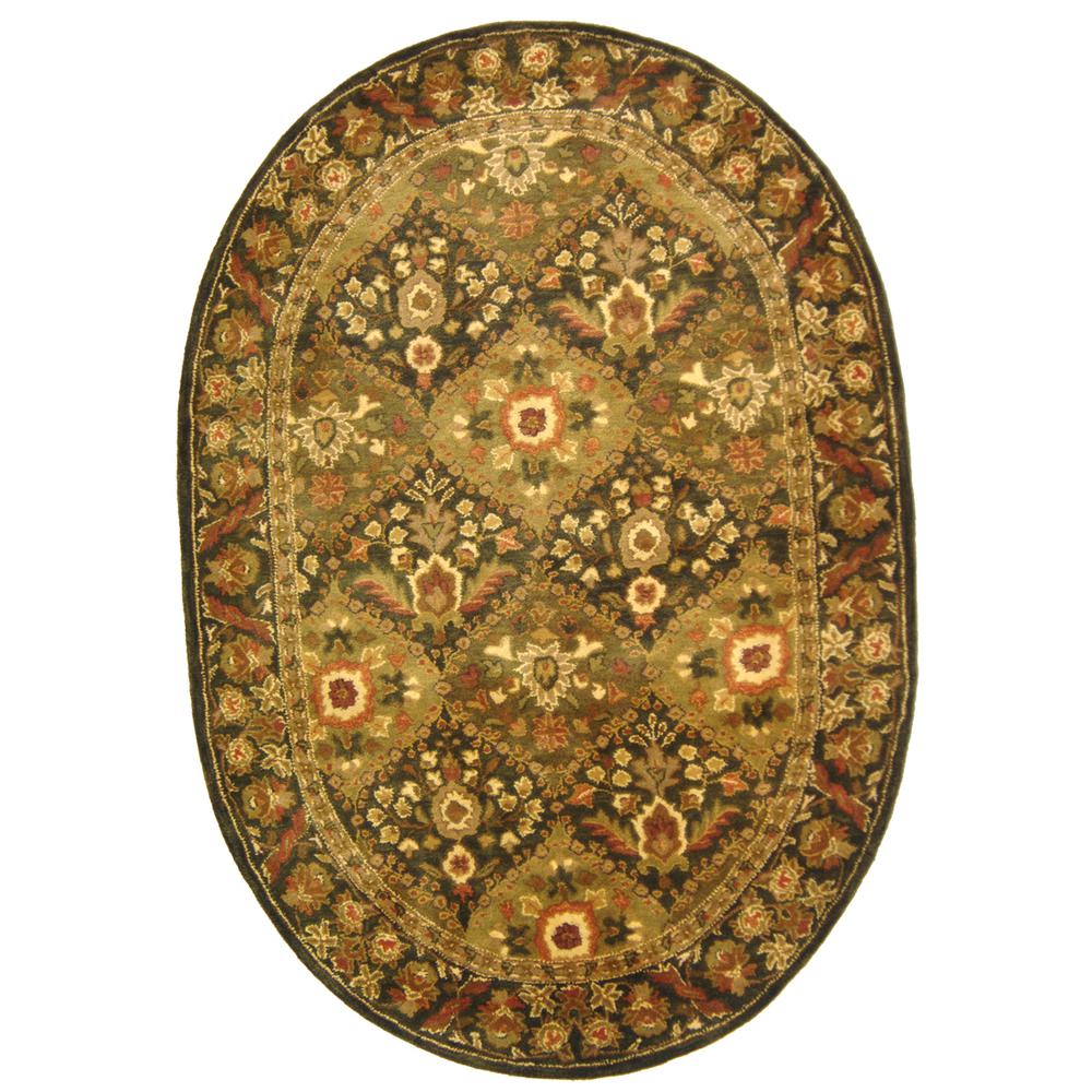 ANTIQUITY, OLIVE, 5' X 8', Area Rug