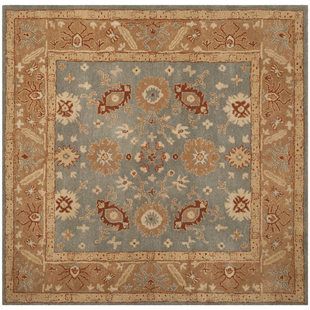 ANTIQUITY, BLUE / BEIGE, 6' X 6' Square, Area Rug, AT61A-6SQ
