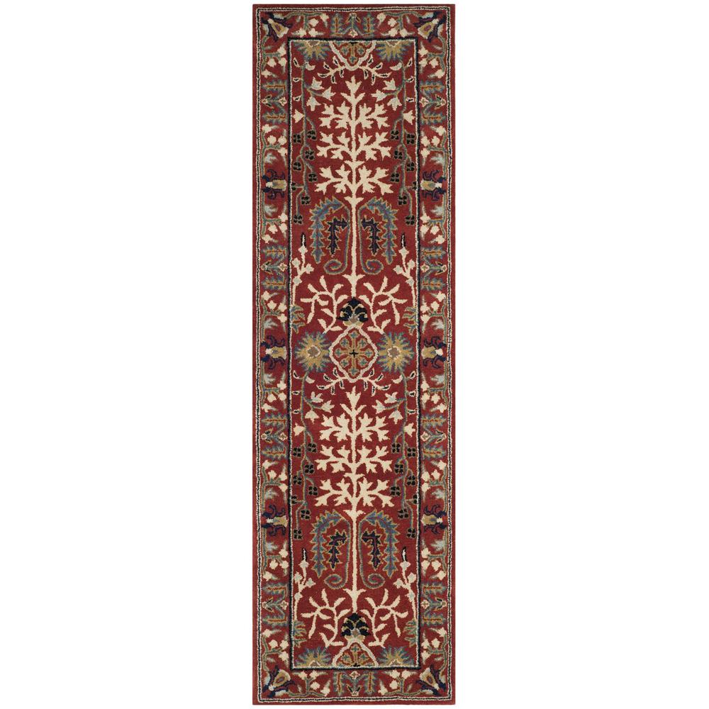 ANTIQUITY, RED / MULTI, 2'-3" X 8', Area Rug