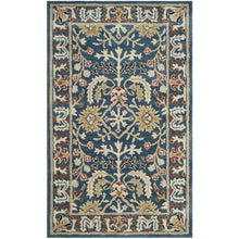 ANTIQUITY, DARK BLUE / MULTI, 3' X 5', Area Rug