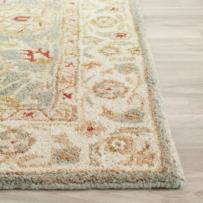 ANTIQUITY, GREY BLUE / BEIGE, 4' X 6', Area Rug