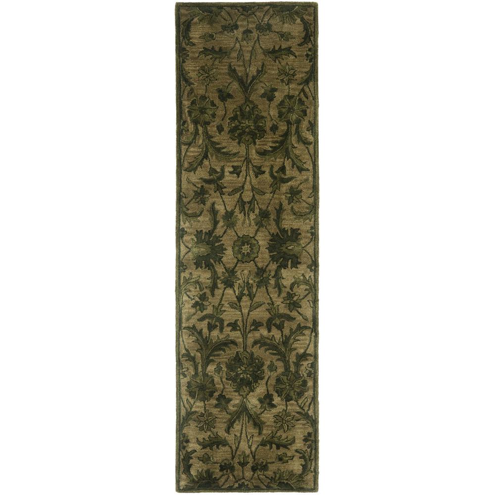 ANTIQUITY, OLIVE / GREEN, 2'-3" X 8', Area Rug
