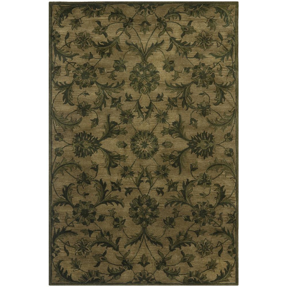 ANTIQUITY, OLIVE / GREEN, 6' X 9', Area Rug