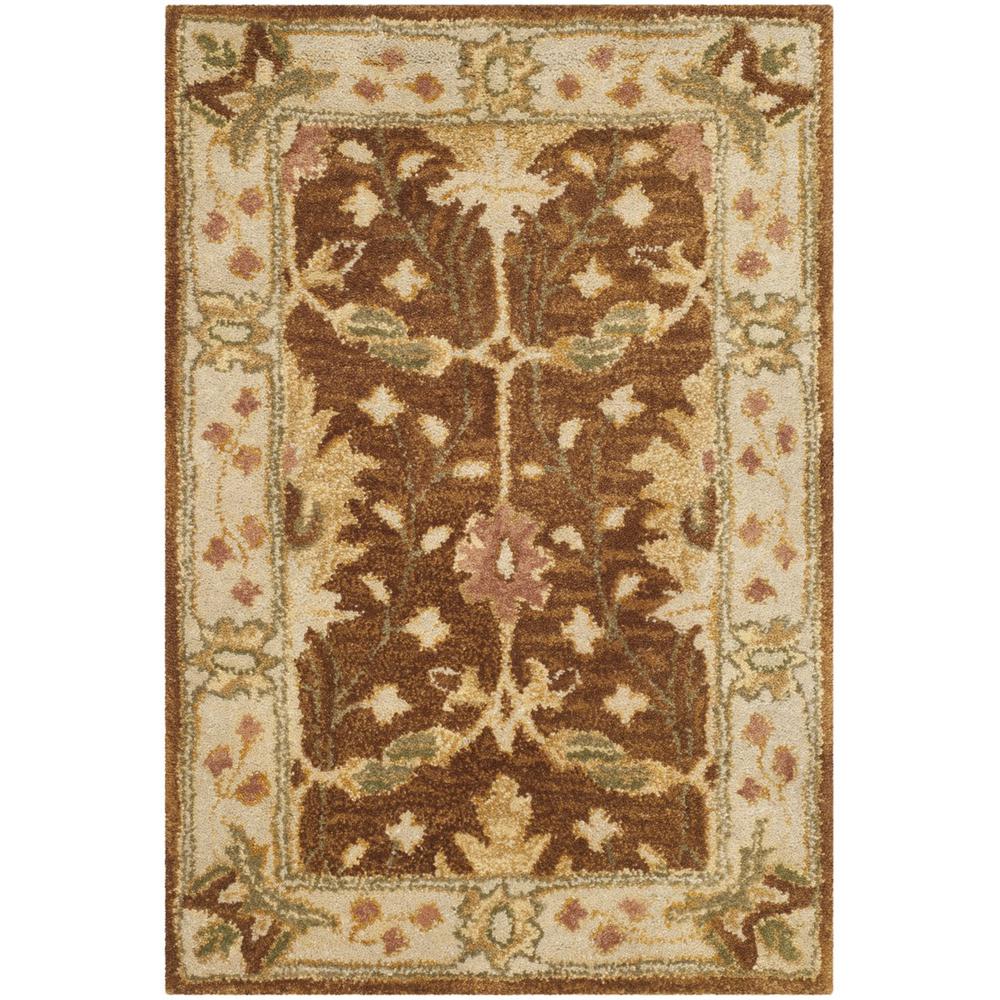ANTIQUITY, BROWN / BEIGE, 2' X 3', Area Rug, AT840B-2