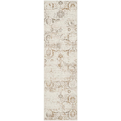 ARTIFACT, GREY / CREAM, 2'-3" X 8', Area Rug