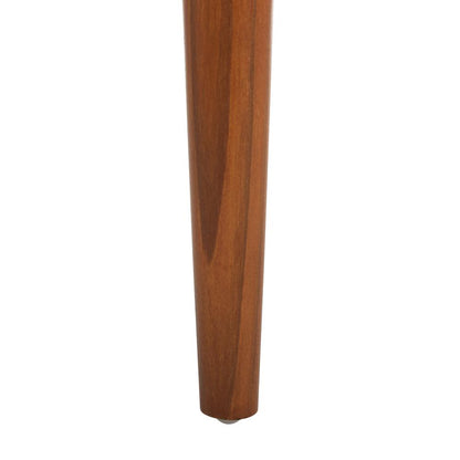 Amalia Leather Weave Bench, Cognac/Honey