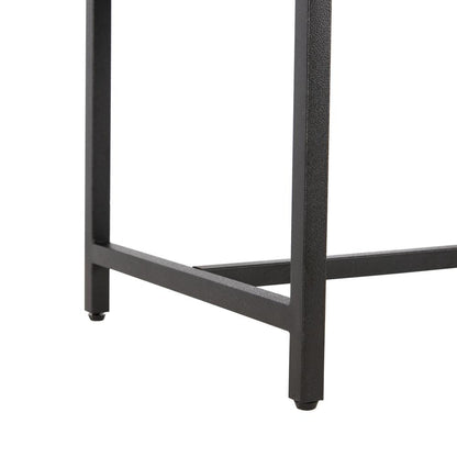 Chase Faux Leather Bench, Grey