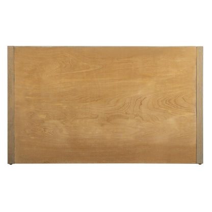 Percy Storage Bench, Rustic Oak/Beige