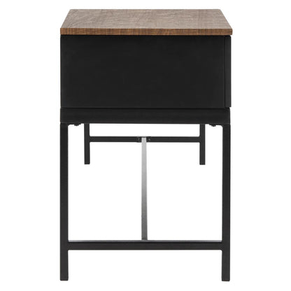 Maruka Bench With Storage, Grey Wash/Dark Green