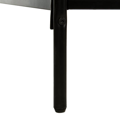 Paloma Metal Retro Bed, Full, Black