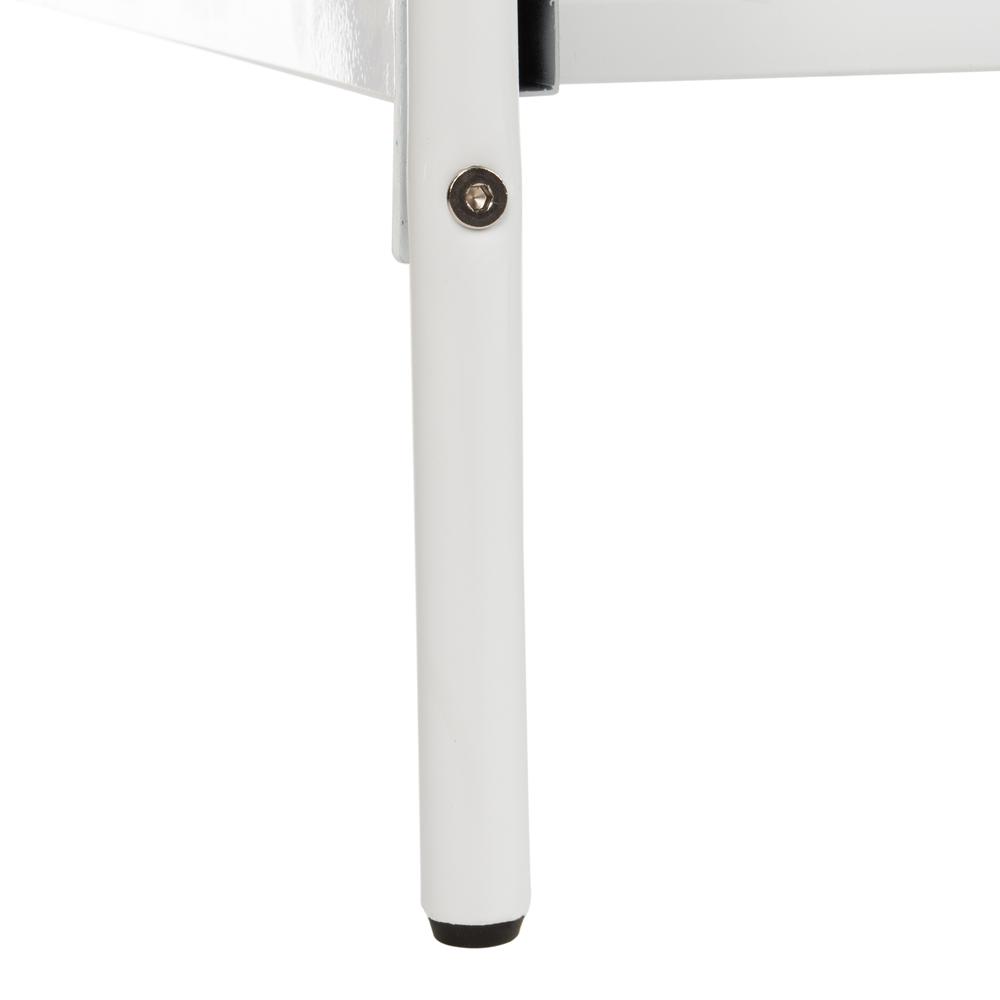 Paloma Metal Retro Bed, Full, White