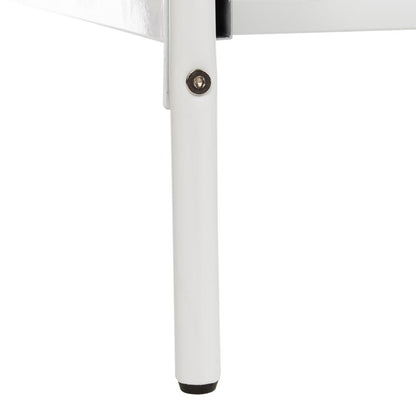 Paloma Metal Retro Bed, Full, White
