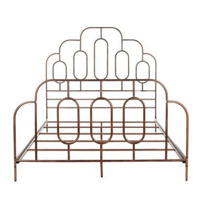 Paloma Metal Retro Bed, Queen, Antique Bronze