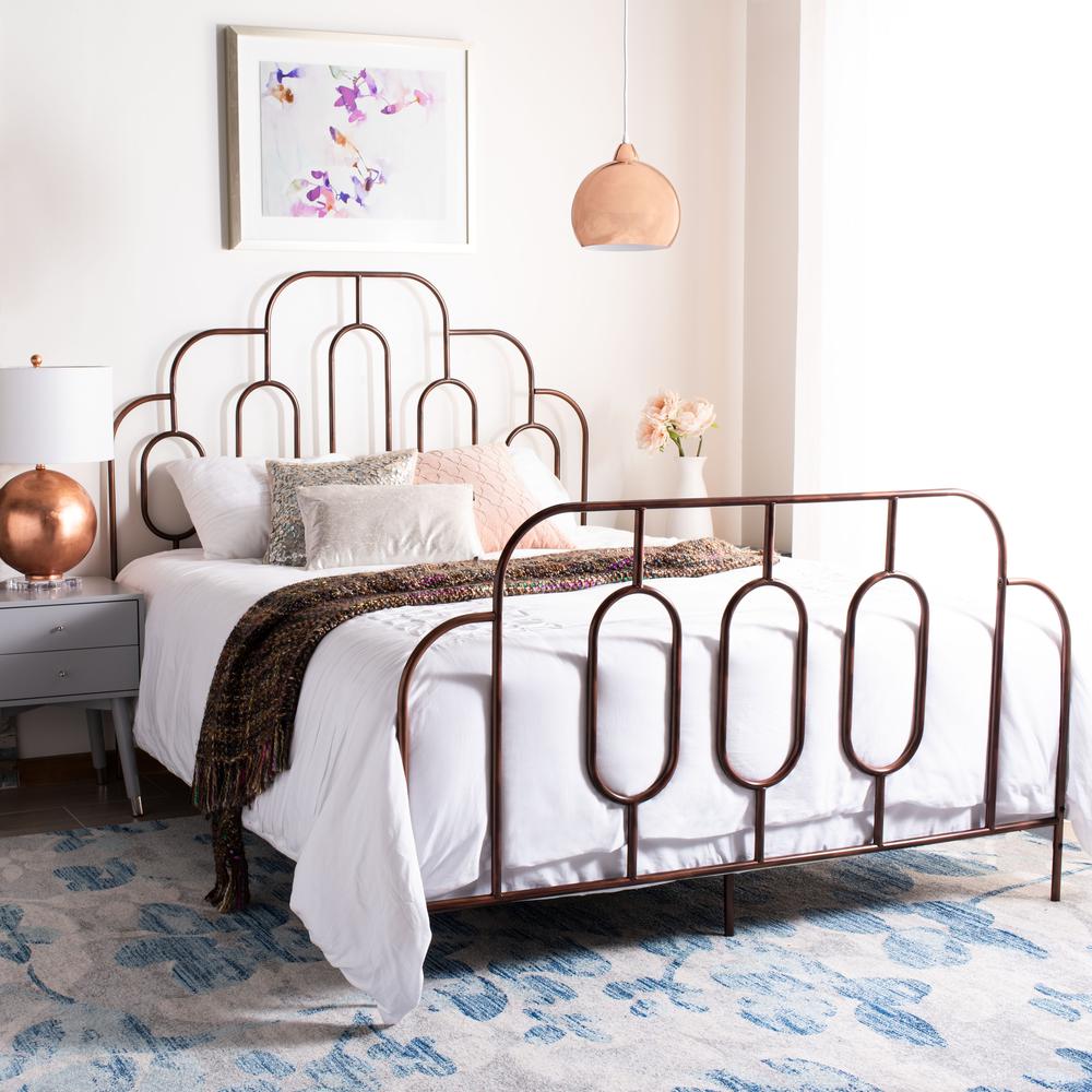 Paloma Metal Retro Bed, Queen, Antique Bronze