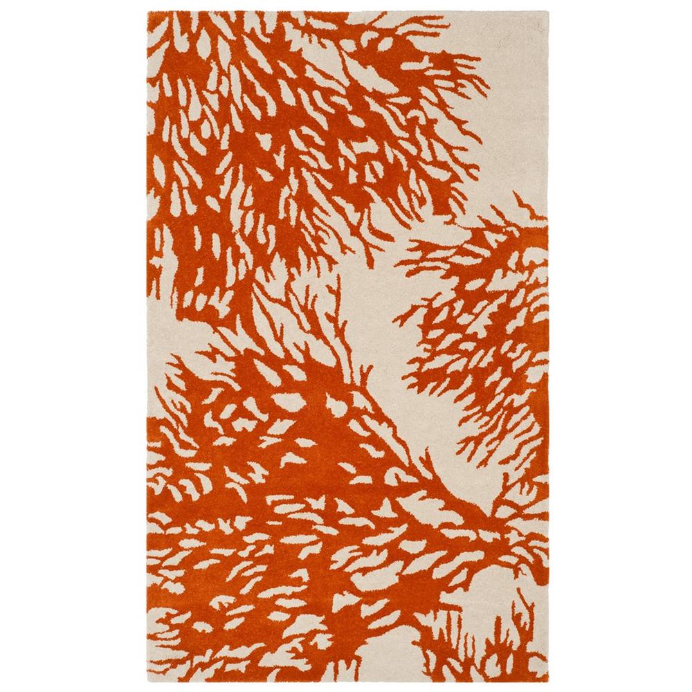 BELLA, BEIGE / TERRACOTTA, 2' X 3', Area Rug