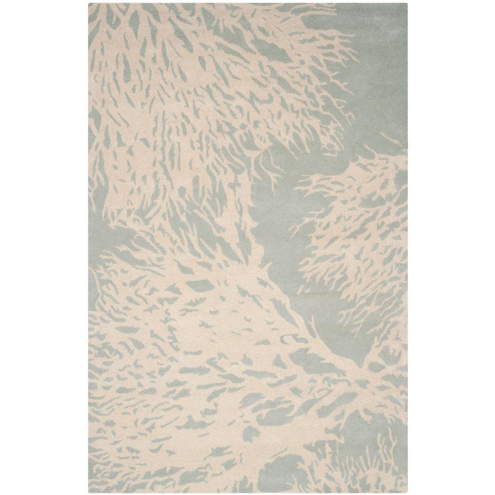 BELLA, GREY / IVORY, 6' X 9', Area Rug, BEL115D-6