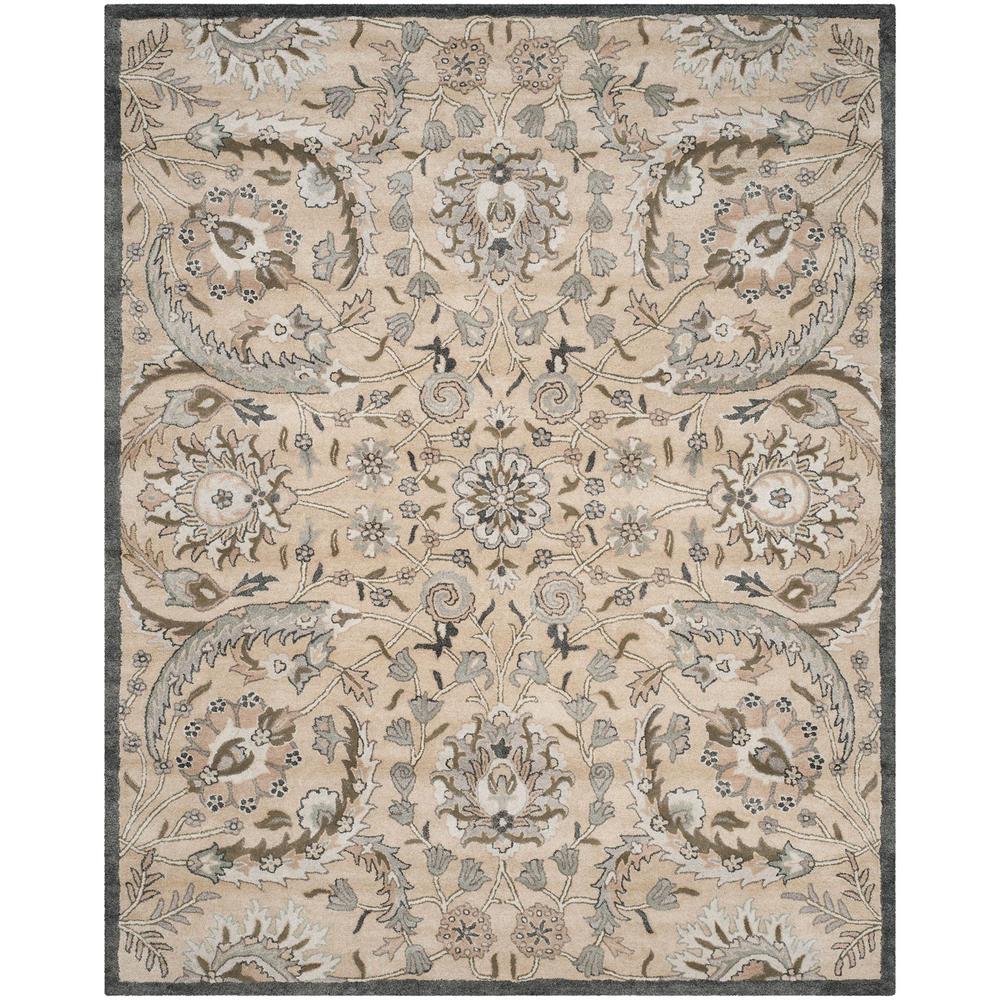 BELLA, BEIGE / MULTI, 8' X 10', Area Rug