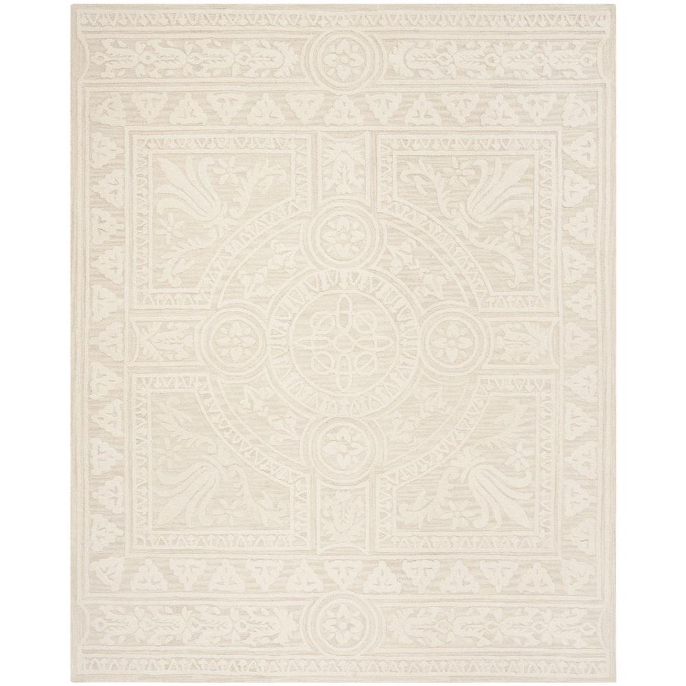 BLOSSOM, LIGHT GREY / IVORY, 8' X 10', Area Rug, BLM109F-8