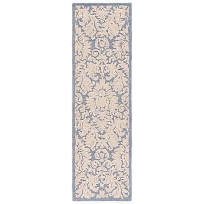 Blossom 413 - Blue / Ivory - 2'-3" x 8'-0"