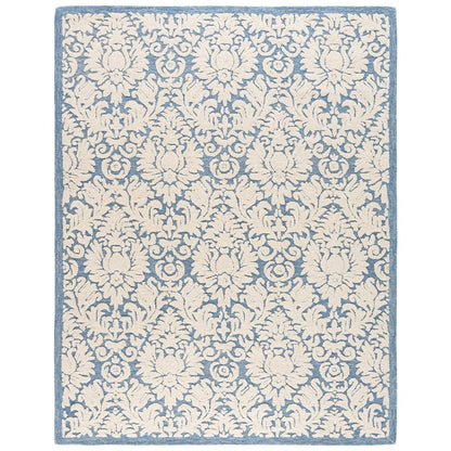 Blossom 413 - Blue / Ivory - 8'-0" x 10'-0"