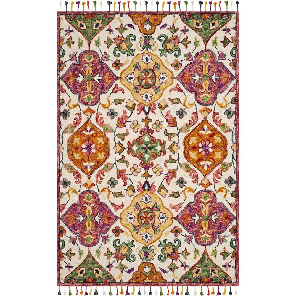 BLOSSOM, IVORY / MULTI, 2' X 3', Area Rug