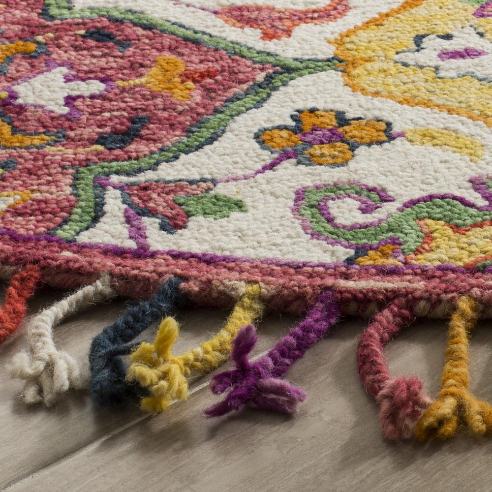 BLOSSOM, IVORY / MULTI, 6' X 6' Round, Area Rug