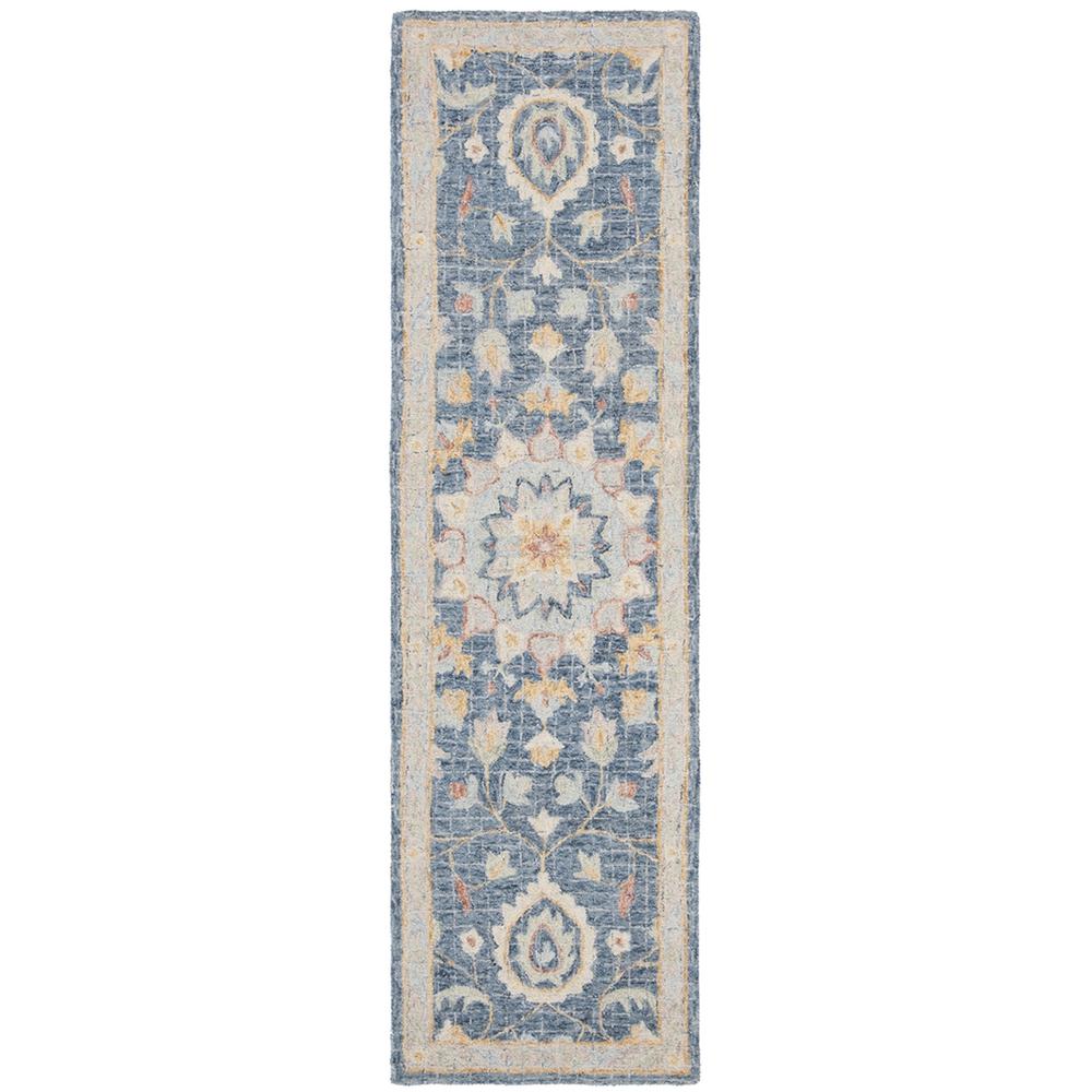 BLOSSOM, NAVY / MULTI, 2'-3" X 8', Area Rug, BLM813N-28