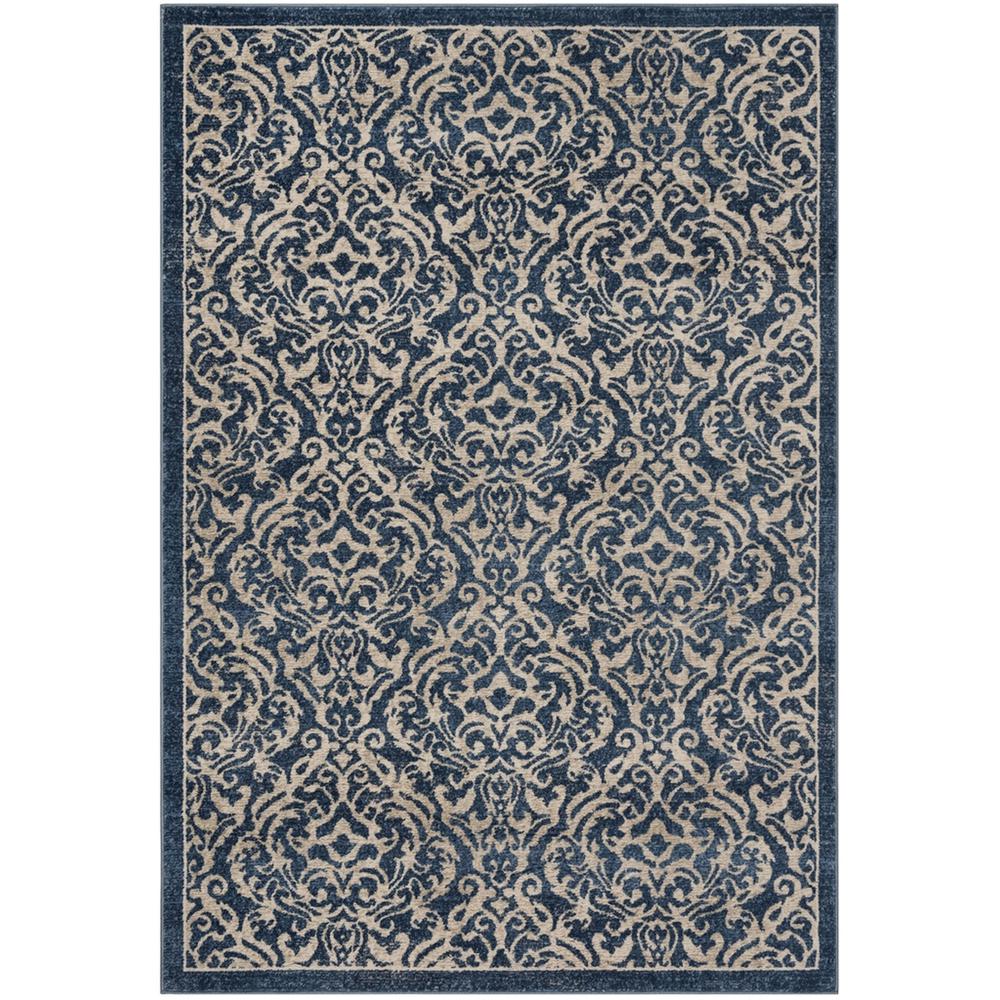 BRENTWOOD, NAVY / CREME, 3' X 5', Area Rug, BNT810N-3
