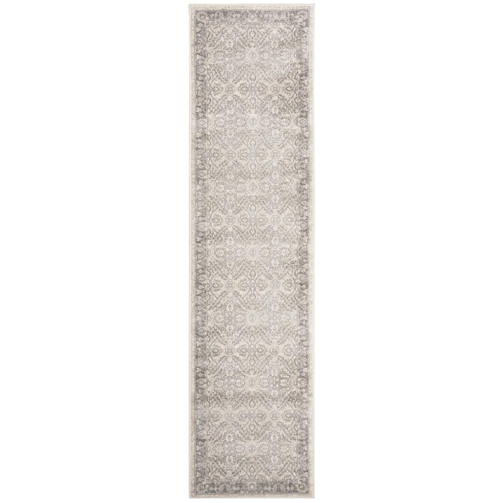 BRENTWOOD, CREAM / GREY, 2' X 8', Area Rug, BNT863B-28