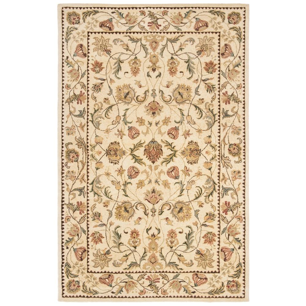 BERGAMA, IVORY / IVORY, 5' X 8', Area Rug