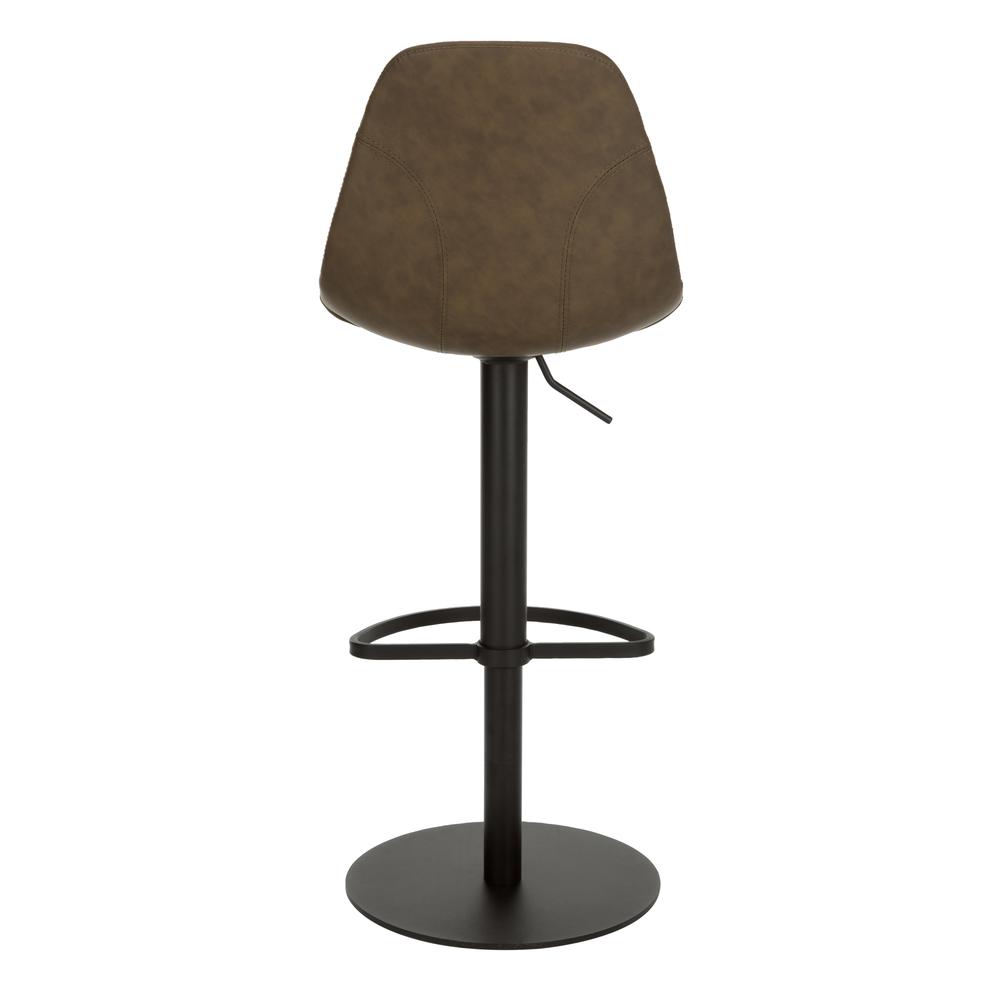 Sky Adjustable Swivel Barstool, Olive