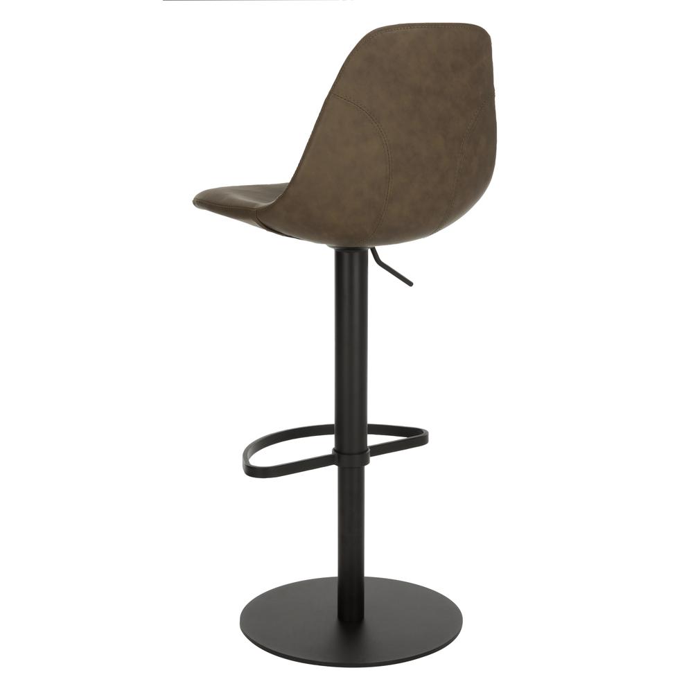 Sky Adjustable Swivel Barstool, Olive