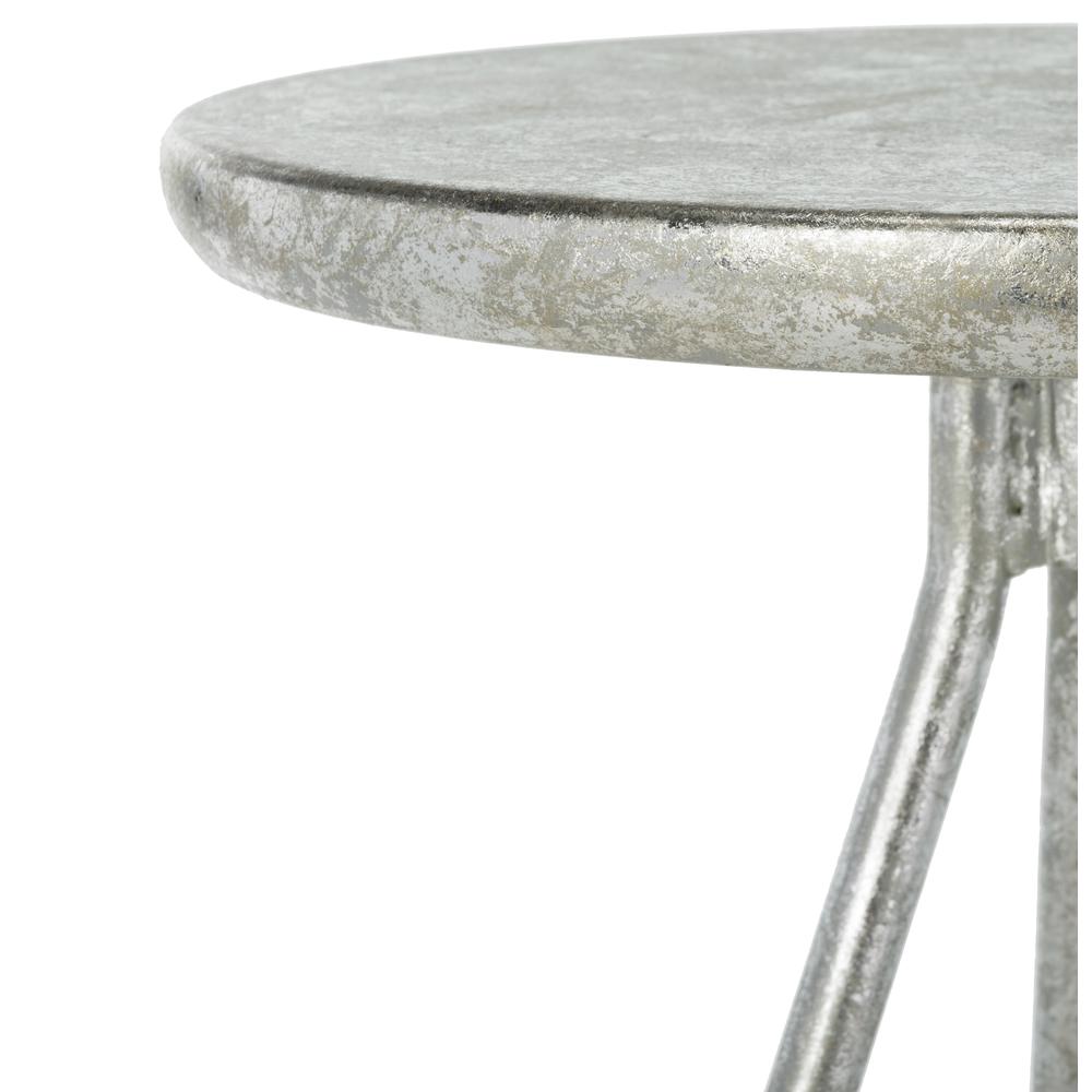 Galexia Bar Stool, Silver Leaf