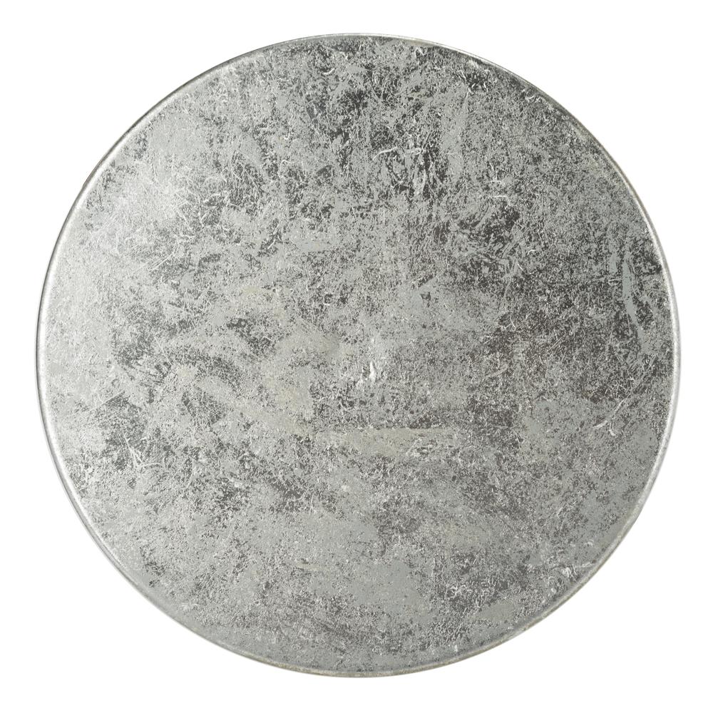 Galexia Bar Stool, Silver Leaf