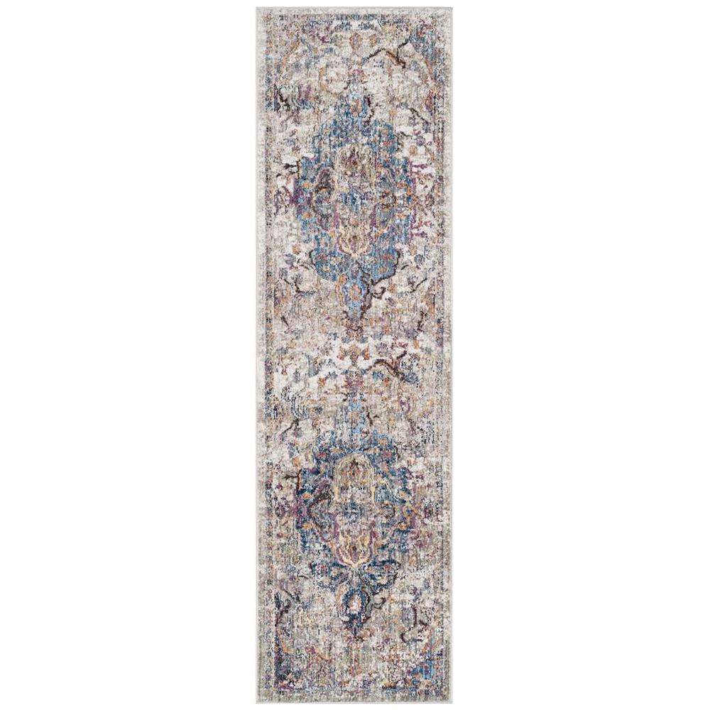 BRISTOL, BLUE / LIGHT GREY, 2'-3" X 12', Area Rug, BTL350D-212